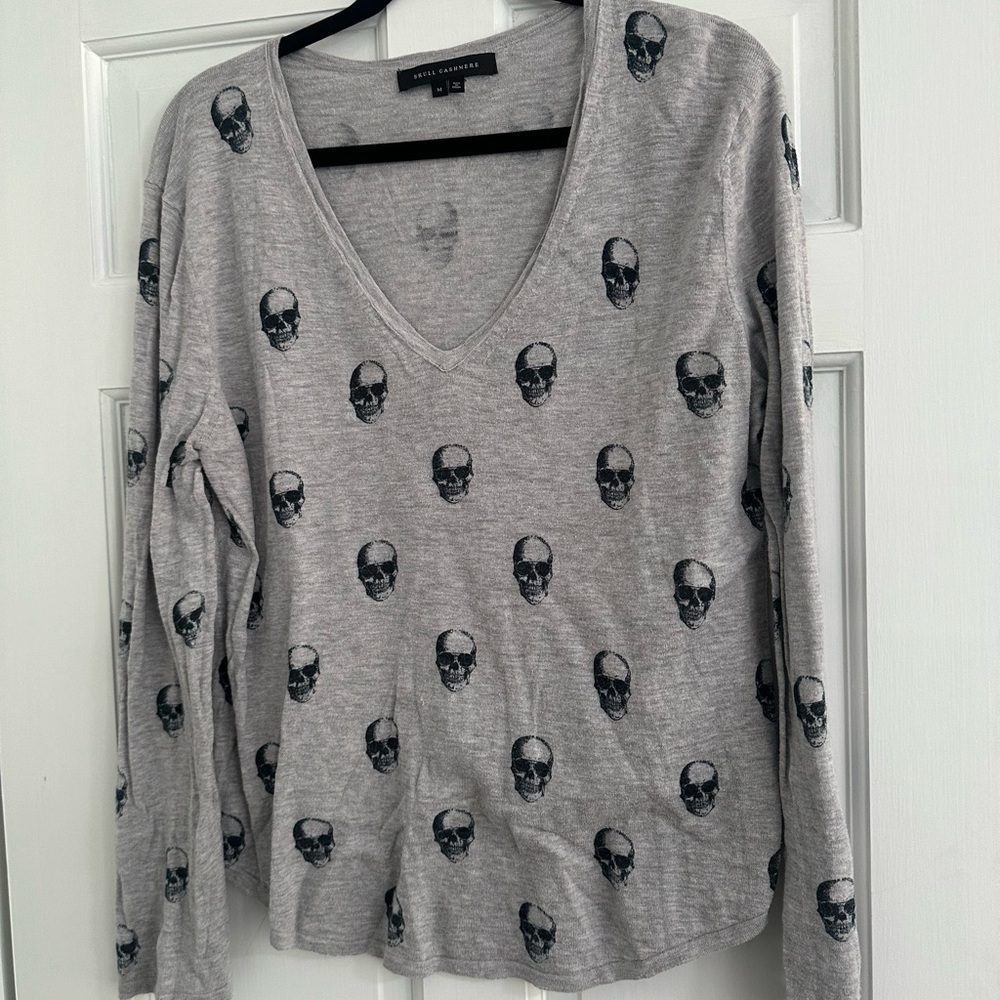 Skull Cashmere Top